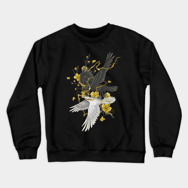 Golden Crow Crewneck Sweatshirt by Jess Adams